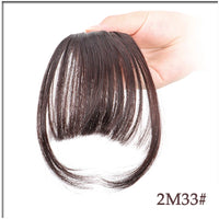 Clip-In Bangs Wig – Synthetic Hair Bangs with Natural Temple Coverage for Women, Daily Wear & Cosplay