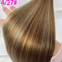 Colored Straight Human Hair Bulk for Braiding