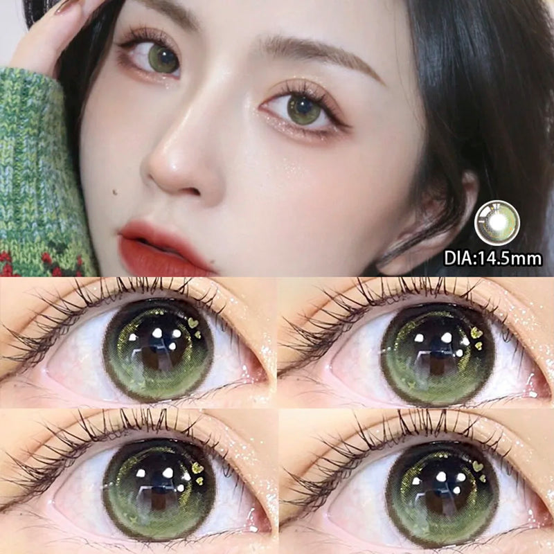 Colored Lenses for Eyes Soft Eyes Contact Lenses Big Beautiful Pupil Cosmetics