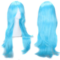 Cosplay Anime Long Wavy Pink Blue Red Blonde Black Green White Brown Cosplay Wig Synthetic Wig