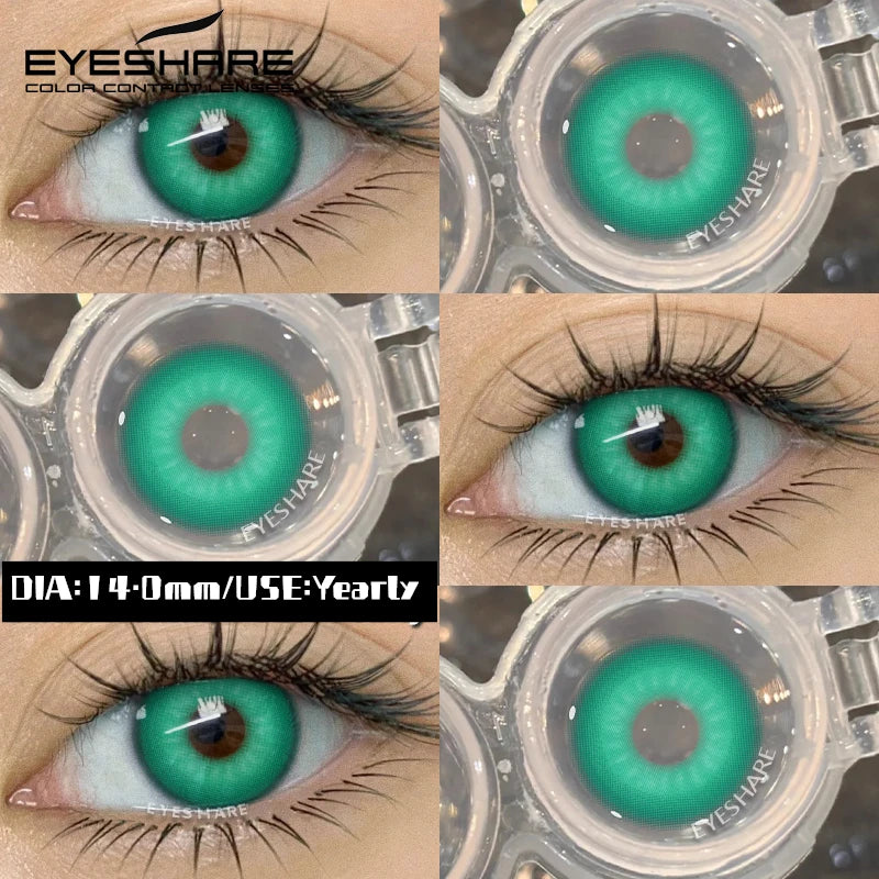 EYESHARE Halloween New Color Contact Lenses Blue Cosplay Anime Contact Red Lenses Purple Eyes Contact Pink Beauty Makeup Lenses