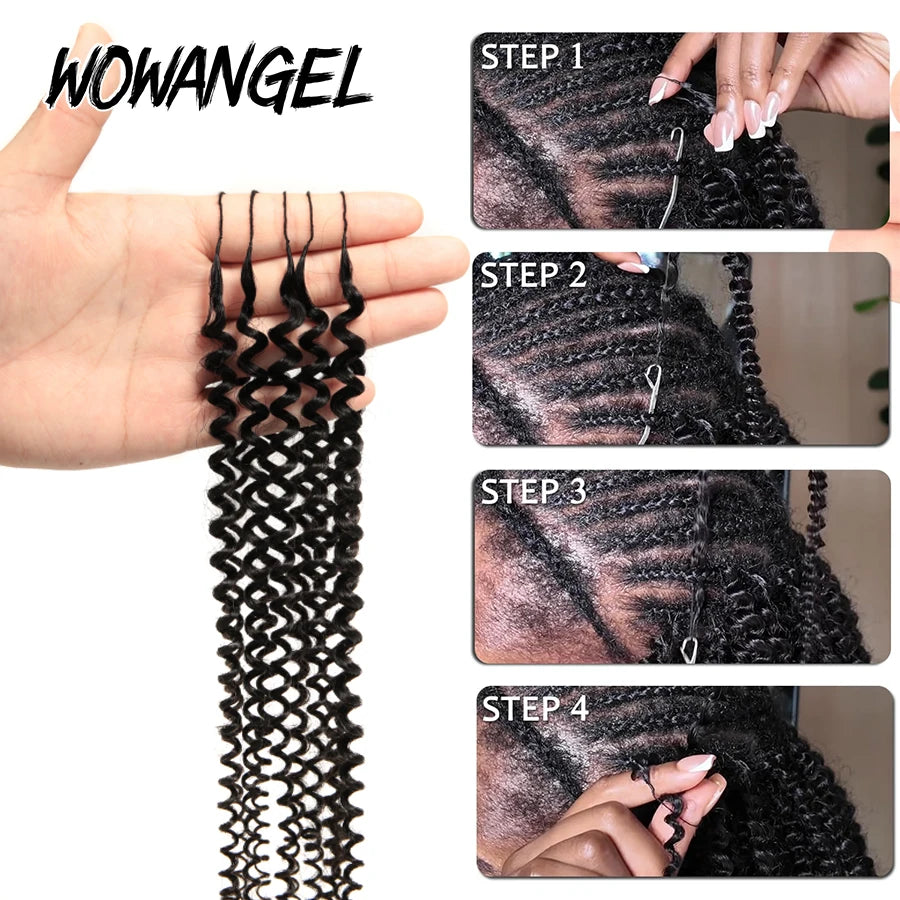 Afro Kinky Curly Human Hair for Crochet Braids – Pre-Separated