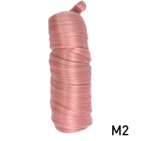 1B/Pink 24" Synthetic French Curly Braiding Hair Pre Stretched Loose Wavy Spiral Curl Crochet Braids Hair Extensions for Women