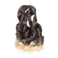 Loose Wave French Curl Braiding Hair – Ombre Pre-Stretched Crochet Hair Extensions for Black Women