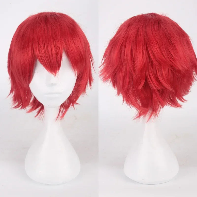 Cosplay Anime Long Wavy Pink Blue Red Blonde Black Green White Brown Cosplay Wig Synthetic Wig