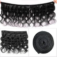 Body Wave Human Hair Bundles | Natural Black