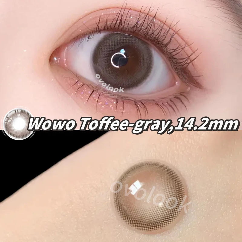 Color Spectacle Lens Contact Lenses Beauty Natural Pupil Comestic Color Lens Eyes Myopia Lenses Eye Color Yearly