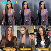Straight Human Hair Lace Closure & Frontal