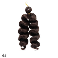 French Curly Crochet Hair Short 12inch Synthetic Braiding Hair Loose Wavy French Curl Braids Extensions for Women