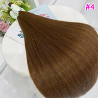 Colored Straight Human Hair Bulk for Braiding
