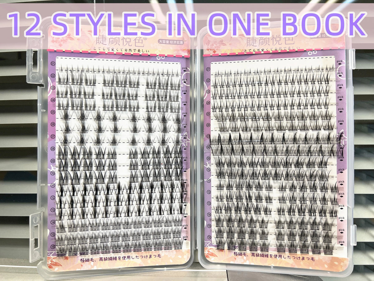 Mix 32Rows Eyeslashes Extension Personal Professional Individual Cluster Grafting Wholesale Large Capacity Flowerknow Makeup