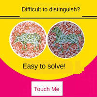 Mill creek 2Pcs Color Weakness Glasses Contact lenses For People With Corrective Red-green Color Blindness Colorblind Eyewear