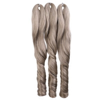 18 Inch French Curly Crochet Braiding Hair Synthetic Blonde Loose Wave Braids Hair Spiral Curls Hair Extensions