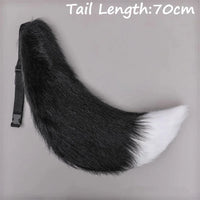 Anime COS Cat Fox Tails Plush Cosplay Costumes Big Tails Dog Furry Tail Role Play Party Performance Props Fursuit Tail for Women