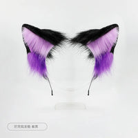 New Red Fox Anime Beast Ear Beast Tail Wolf Ear Cat Ear Headband Nick Fox Nick COSPLAY Simulation Fox Ears Hair Accessories