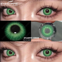 EYESHARE 1pair Colored Contact Lenses for Eyes Purple Lenses Fashion Colorful Beautiful Pupil Lens Yearly Cosmetic Eye Contacts