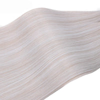 28" Deep Wave Crochet Braiding Hair 3 Pack 300g Synthetic Hair Bundles Ombre Blonde Crochet Hair Extensions