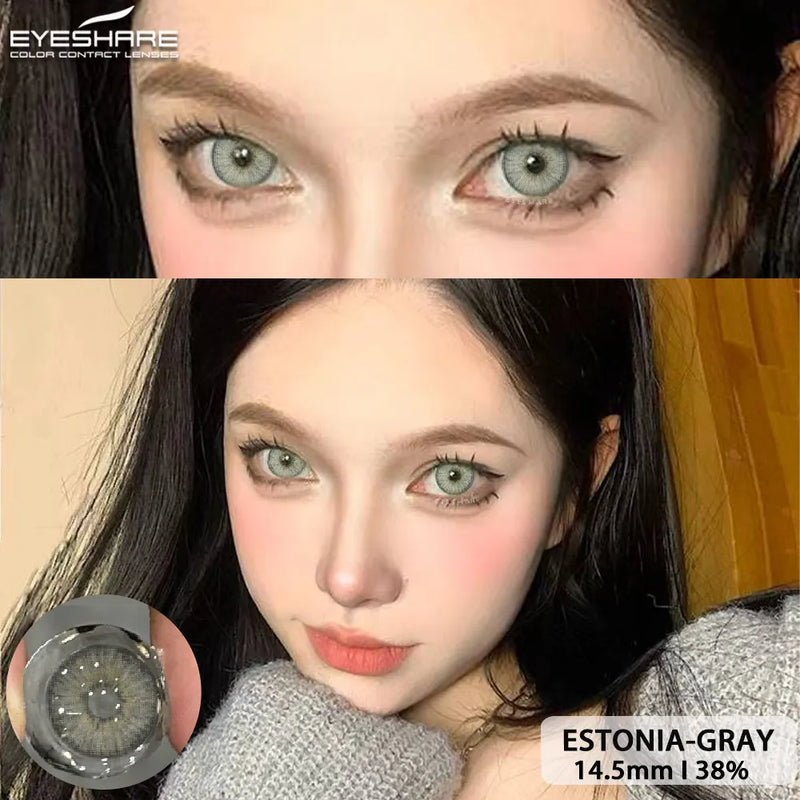 EYESHARE Fashion Color Contact Lenses for Eyes Brown