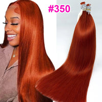 Straight Human Hair Bulk for Braiding | No Weft