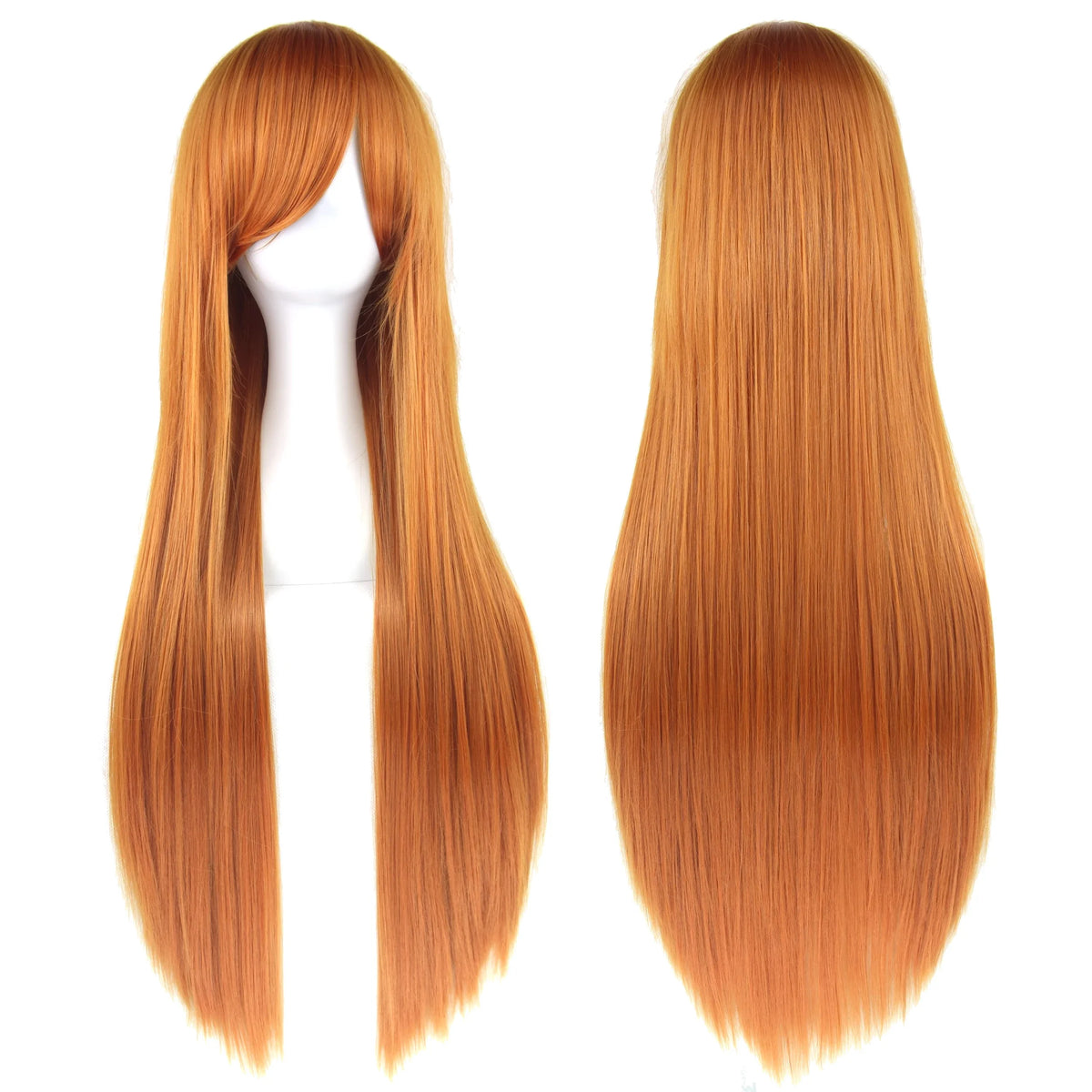 80cm Long Straight Cosplay Wig Synthetic Heat Resistant Wig for Women Party Costume Hair