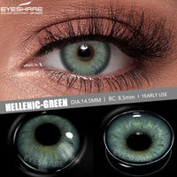 EYESHARE 1pair New Color Contact Lenses for Eyes Brown Eyes Lens Fashion Blue Lenses Green Beautiful Pupil Yearly Gray Contact