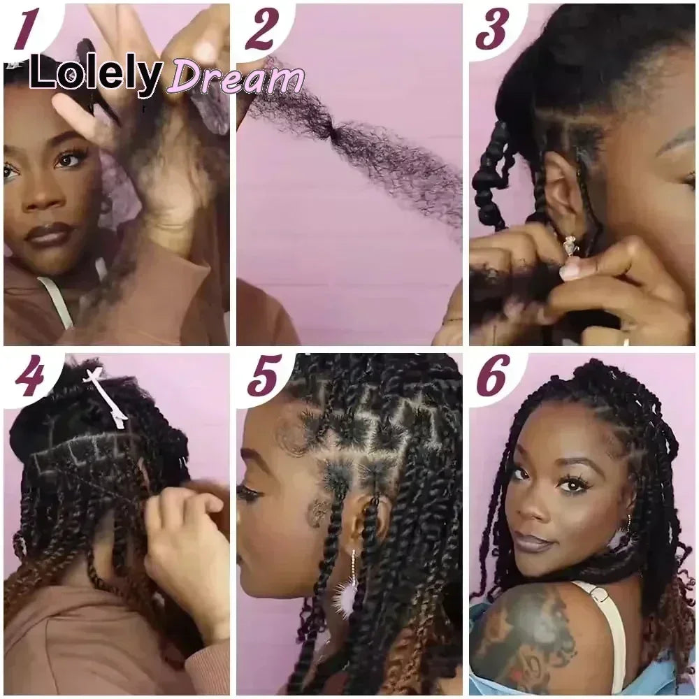 Afro Kinky Remy Human Hair Bulk for Braids & Dreadlocks – 50g