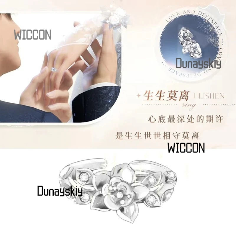 Love And Deep Space Sylus Xavier Caleb Zayne Rafayel Cosplay Costumes Accessions Wedding Jirai Kei Kawaii Fans Gift Halloween