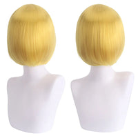 Short Cosplay Bob Wig – Face Contouring Thick Synthetic Hair Wig, Colorful Heat Resistant Fiber Wig