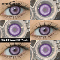 EYESHARE Halloween New Color Contact Lenses Blue Cosplay Anime Contact Red Lenses Purple Eyes Contact Pink Beauty Makeup Lenses
