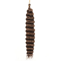 1 Pack Deep Wave Crochet Hair – Synthetic Passion Twist Braiding Hair Extensions