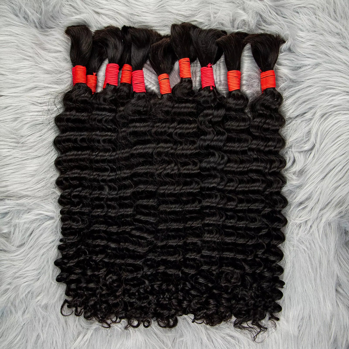 Water Wave Virgin Human Hair Bulk for Boho Braids – No Weft