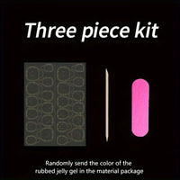 10pcs High-End Short Cat Eye Press-On Nails – Light Luxury Handmade White Nail Set