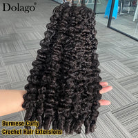 Kinky Curly Human Hair for Crochet Braids – Pre-Separated String