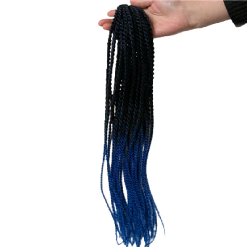 18" Ombre Synthetic Crochet Braids – Senegalese Twist Hair Extensions