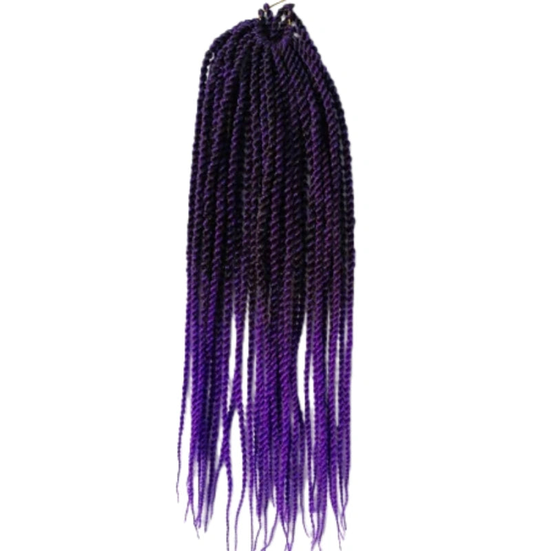 18" Ombre Synthetic Crochet Braids – Senegalese Twist Hair Extensions