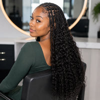 Water Wave Virgin Human Hair Bulk for Boho Braids – No Weft