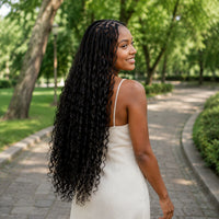 Water Wave Virgin Human Hair Bulk for Boho Braids – No Weft