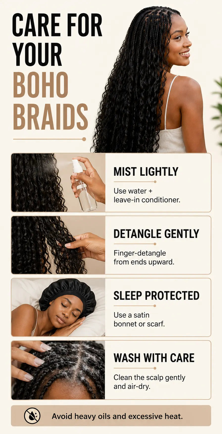 Body Wave Bulk Human Hair for Boho Braids – 100g/Bundle