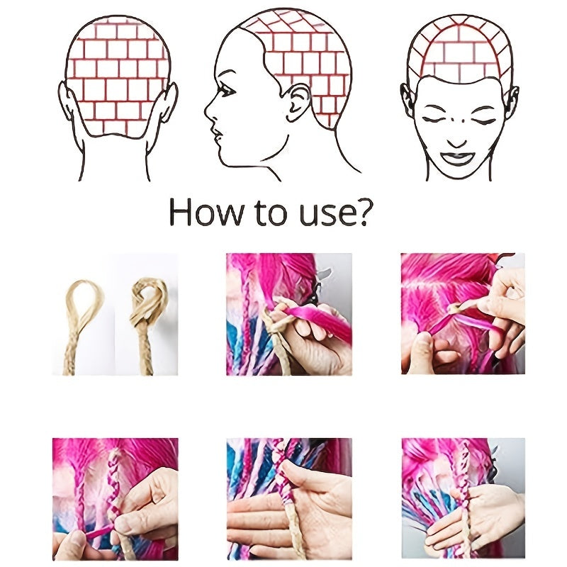 25pcs PLENDAY 24" SE Synthetic Dreadlocks, Soft 0.6cm Thick Thin Single Ended Crochet Hair Extensions, Low Temperature Fiber, Unisex Adult