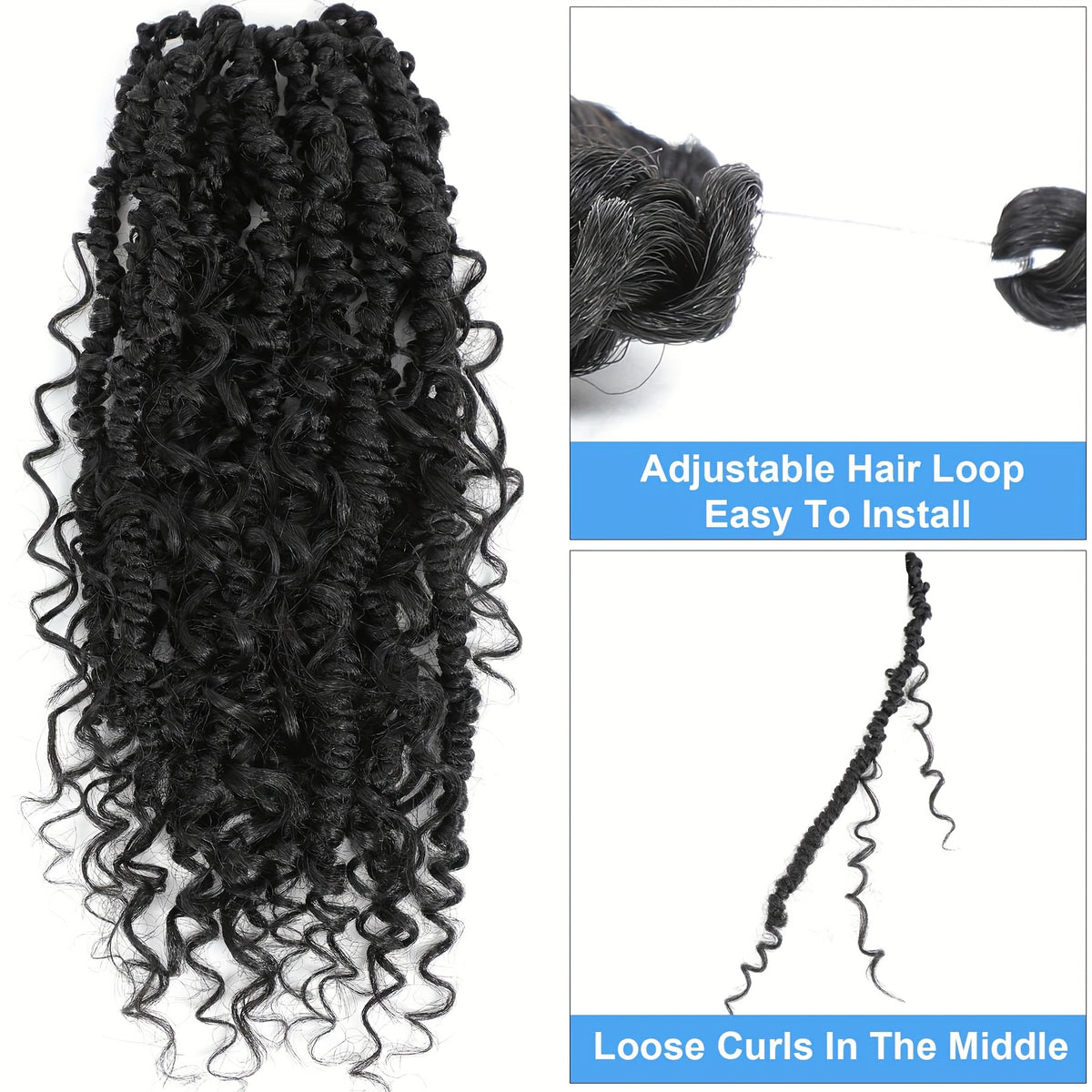 Goddess Passion Twist Crochet Hair 14 Inch 3 Packs Passion Twist Crochet Hair With Curly Ends Boho Style Passion Twist Hair Pre Twisted Short Twist Hair Crochet Braids For Women