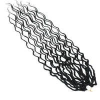 24 Inch Goddess Faux Locs Crochet Hair – Synthetic Boho Curly Braiding Hair Extensions for Women & Girls