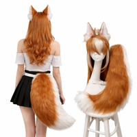 Cute Animal Tail & Ear Headband – Cosplay Accessory Prop for Party & Costume