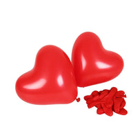 Heart Shape Latex Balloons – 10pcs | Red / Pink / White | Wedding, Birthday, Party Decoration