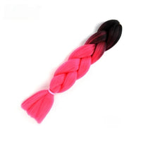 1 Piece 24 Inch Jumbo Braid Ombre Synthetic Braiding Hair Extensions for Women – Soft 1-Strand Jumbo Braid for DIY Box Braids