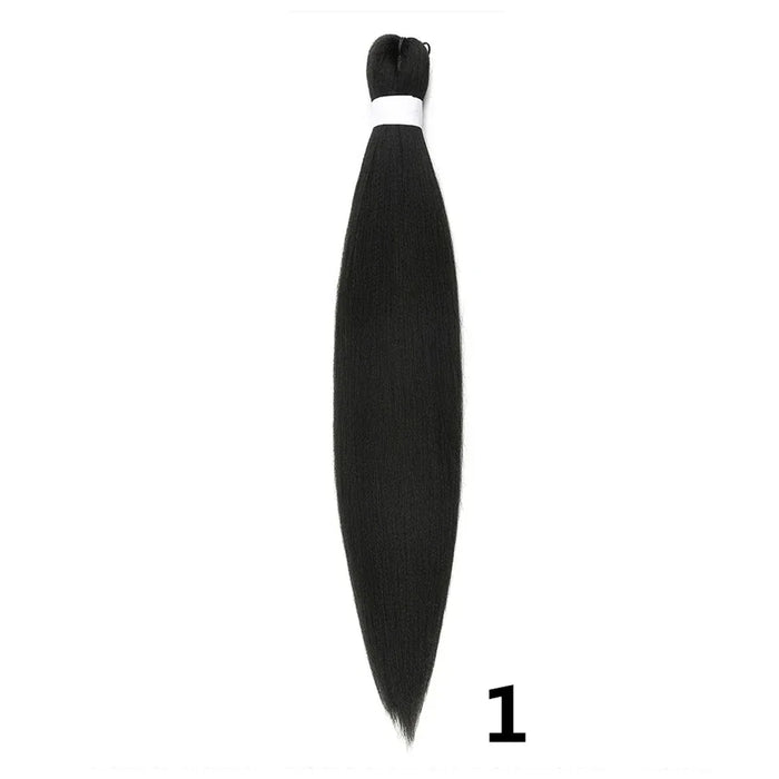 3PCS Braiding Hair Extension Pre Stretched Soft Yaki Synthetic Crochet Braid