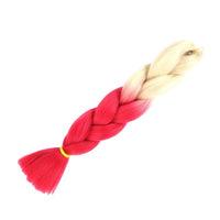 1 Piece 24 Inch Jumbo Braid Ombre Synthetic Braiding Hair Extensions for Women – Soft 1-Strand Jumbo Braid for DIY Box Braids