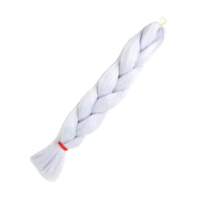 1 Piece 24 Inch Jumbo Braid Ombre Synthetic Braiding Hair Extensions for Women – Soft 1-Strand Jumbo Braid for DIY Box Braids