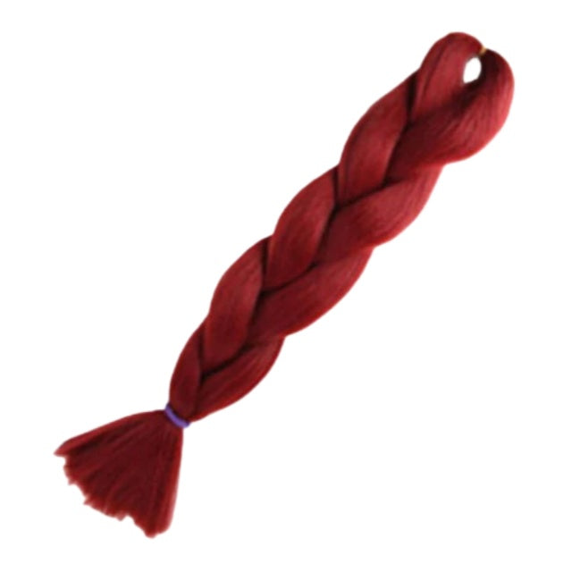 1 Piece 24 Inch Jumbo Braid Ombre Synthetic Braiding Hair Extensions for Women – Soft 1-Strand Jumbo Braid for DIY Box Braids