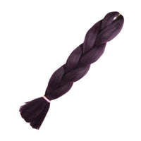 1 Piece 24 Inch Jumbo Braid Ombre Synthetic Braiding Hair Extensions for Women – Soft 1-Strand Jumbo Braid for DIY Box Braids