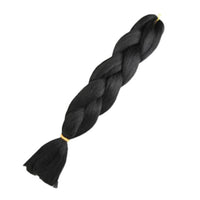 1 Piece 24 Inch Jumbo Braid Ombre Synthetic Braiding Hair Extensions for Women – Soft 1-Strand Jumbo Braid for DIY Box Braids